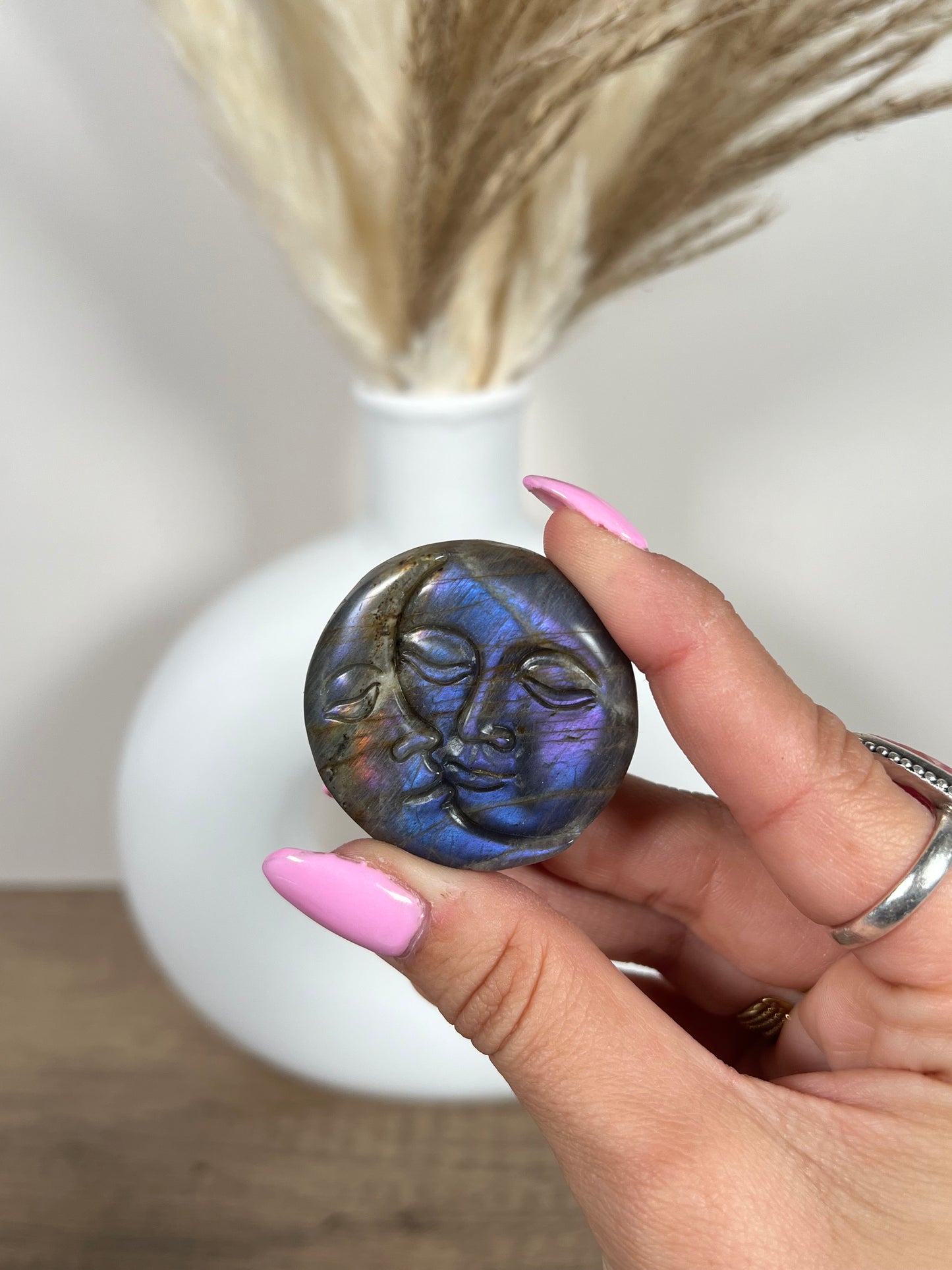 Labradorite Moon Face (26i)