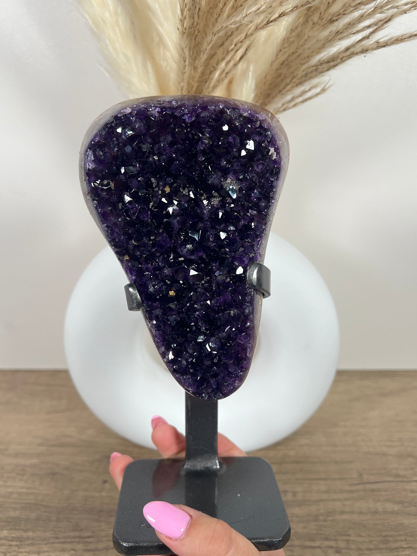 HQ Uruguayan Amethyst on Stand (201)