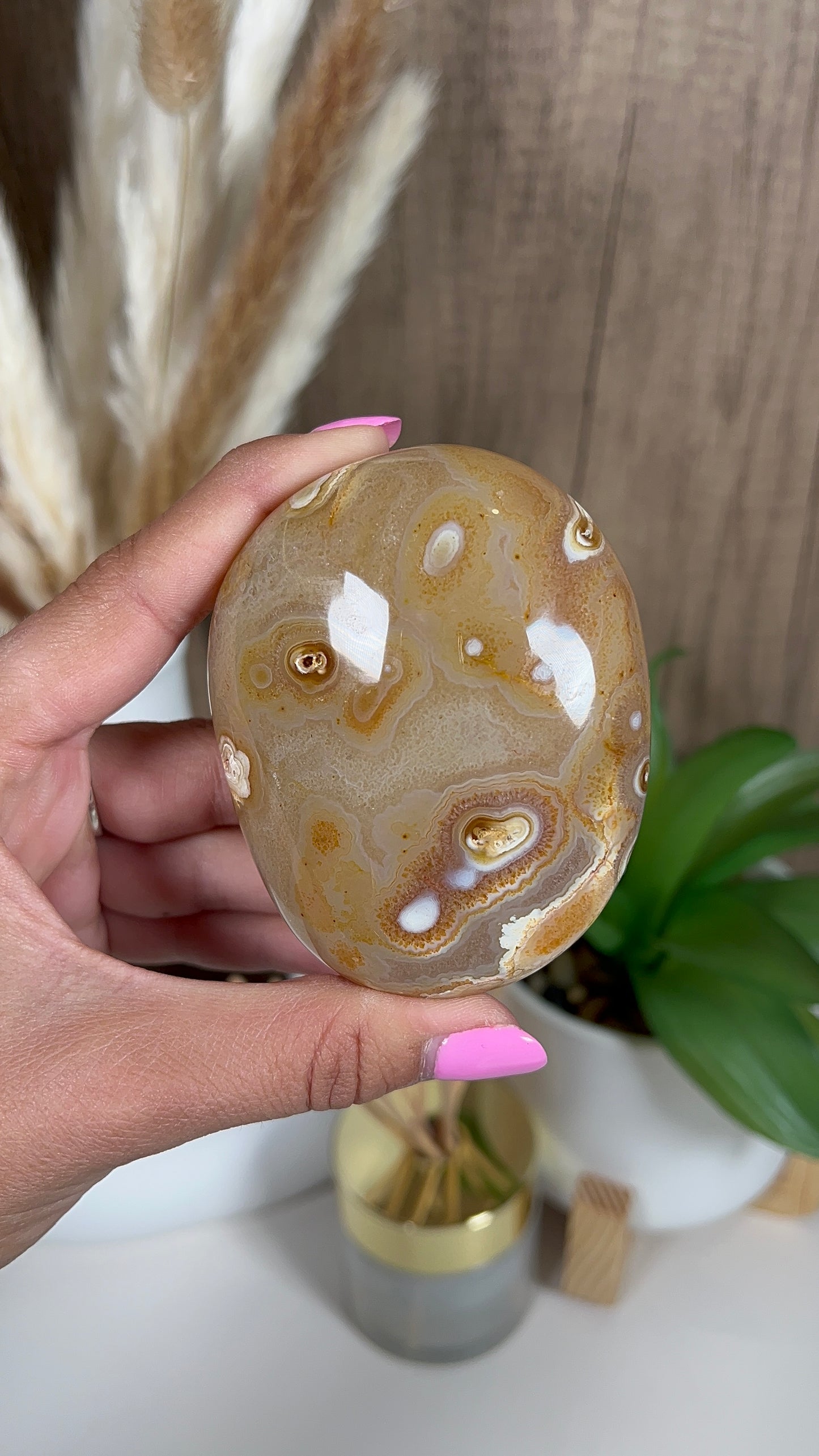 Big Carnelian Agate Palmstone (20)