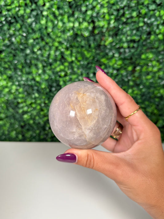 Lavender Rose Quartz Sphere (56y)