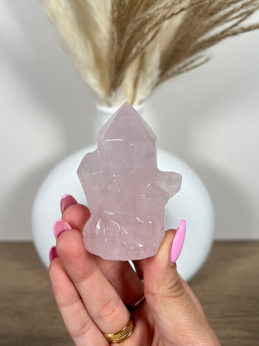 Rose Quartz Crystal Carving (28)