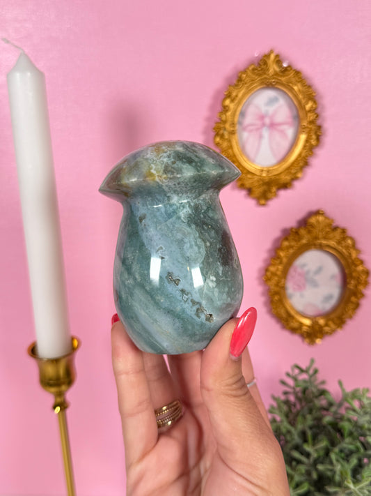 Sea Jasper Mushroom (36c)