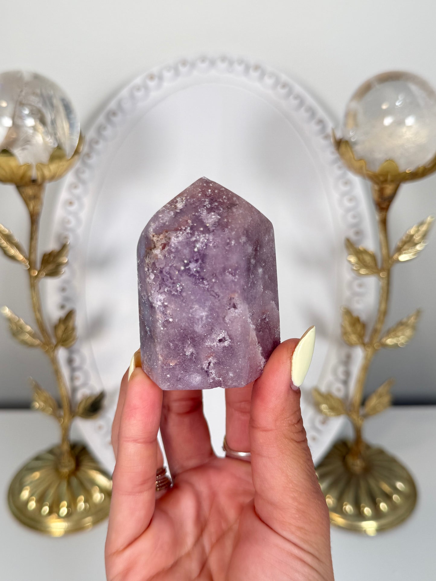 Pink Amethyst Tower (45j)