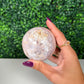 Flower Agate Sphere (49a)