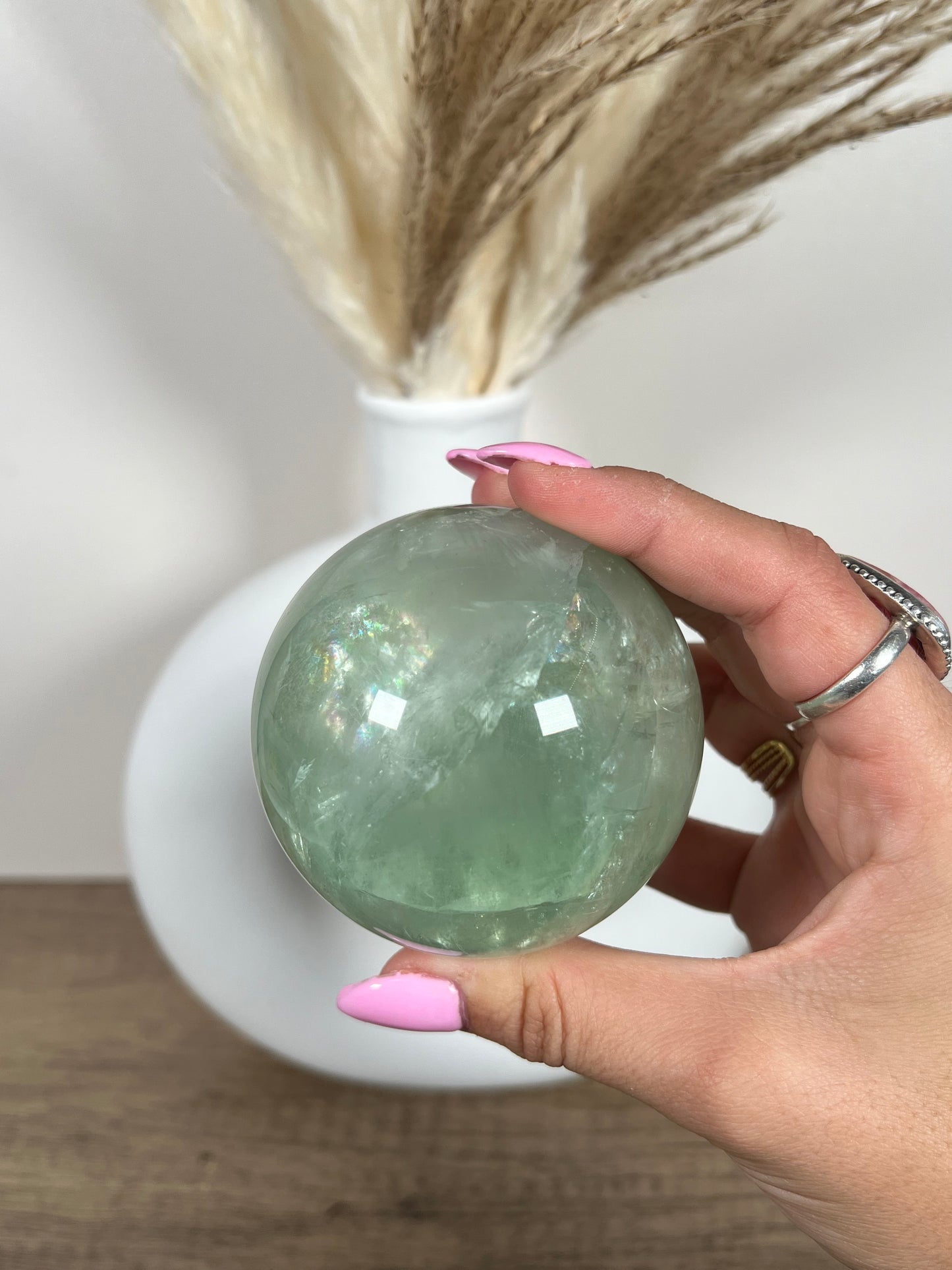 Green Fluorite Sphere (50)