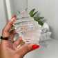 Clear Quartz Geometrical Carving (94c)
