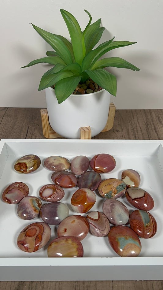 Intuitively Chosen Mini Polychrome Jasper Palmstone