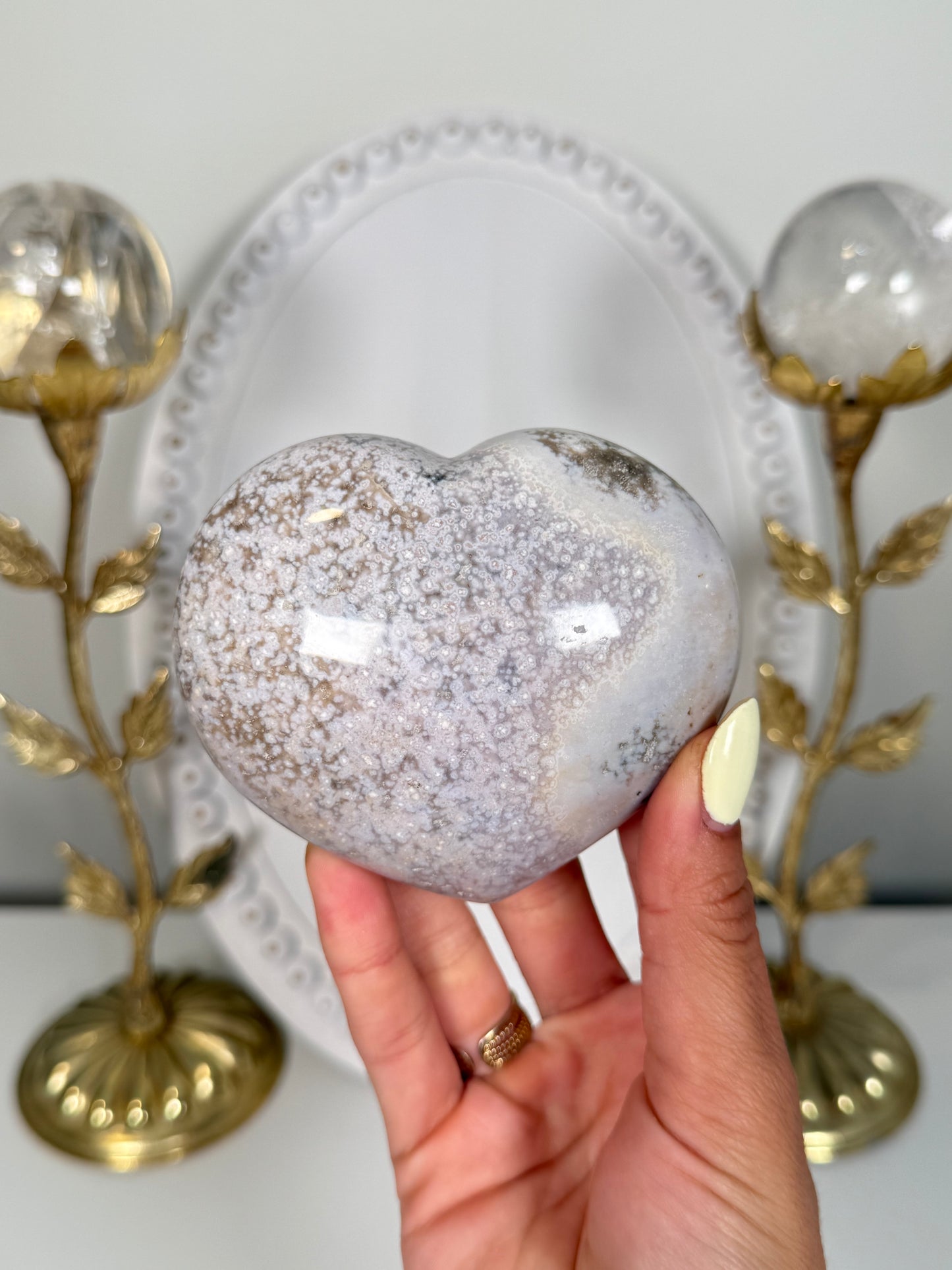 Sea Jasper Heart (42w)
