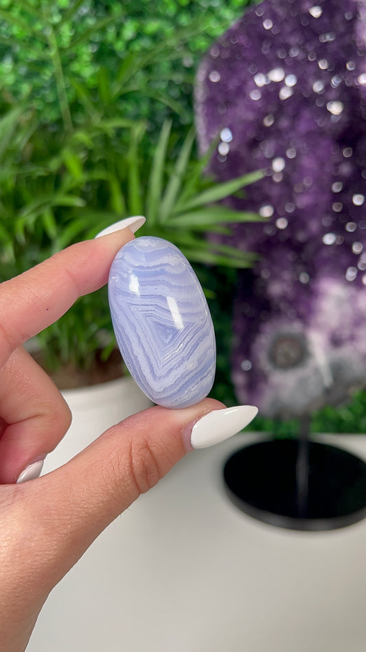 Blue Lace Agate Shiva (66)