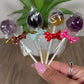 Intuitively Chosen Fluorite Lollipops