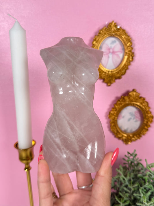 Rose Quartz Goddess Body (105i)