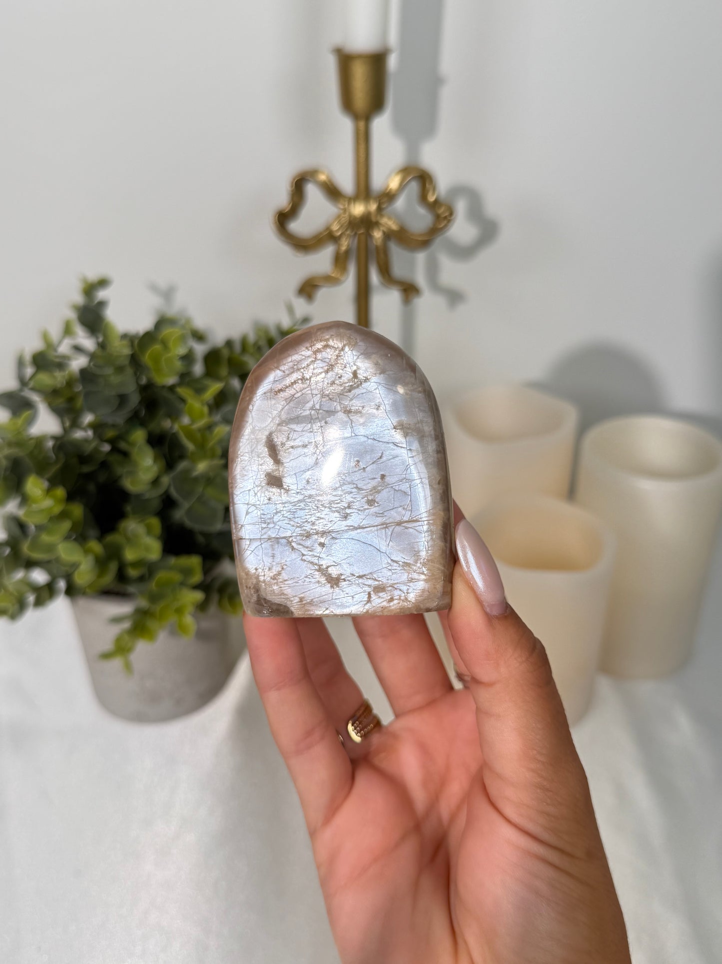 Peach Moonstone Freeform (14n)