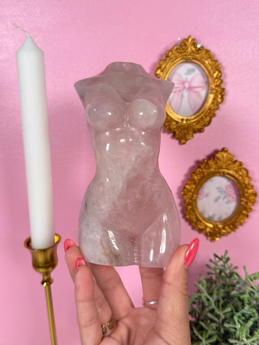 Rose Quartz Goddess Body (105g)