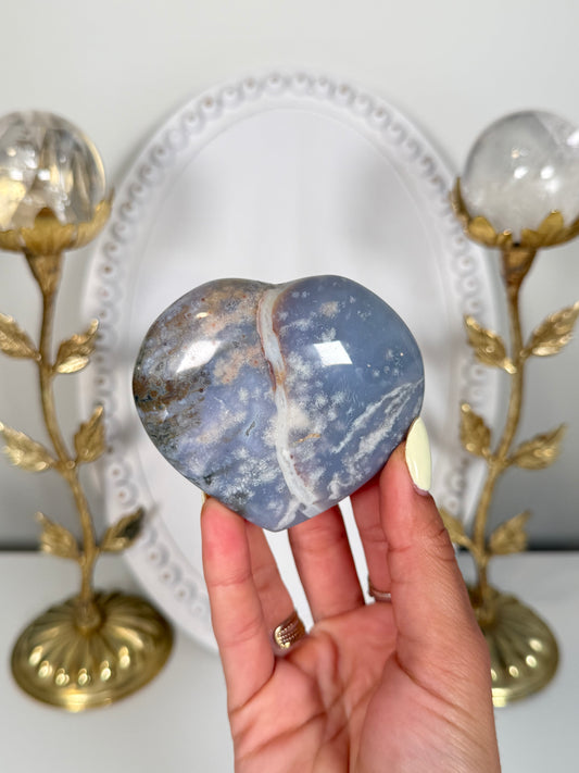 Sea Jasper Heart (24u)