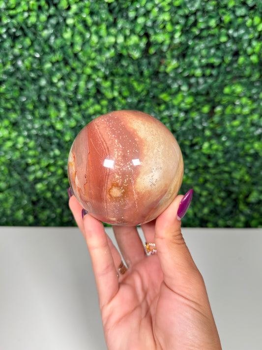 Polychrome Jasper Sphere (61d)