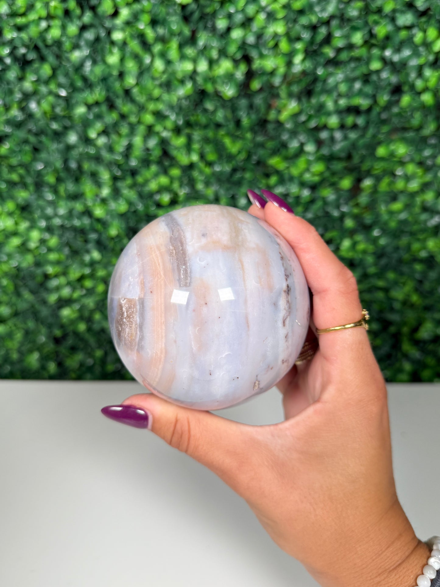 Sea Jasper Sphere (86d)
