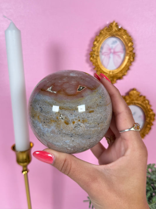 Sea Jasper Sphere (84b)