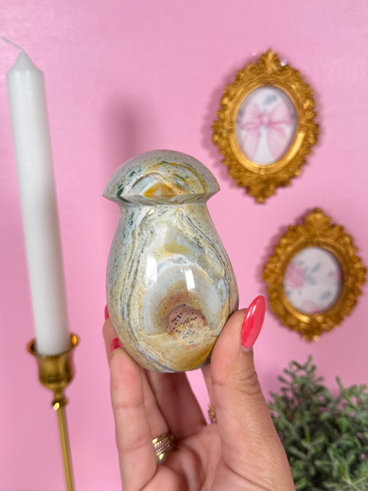 Sea Jasper Mushroom (30b)