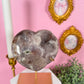 Pink Amethyst Heart on a Stand (114)