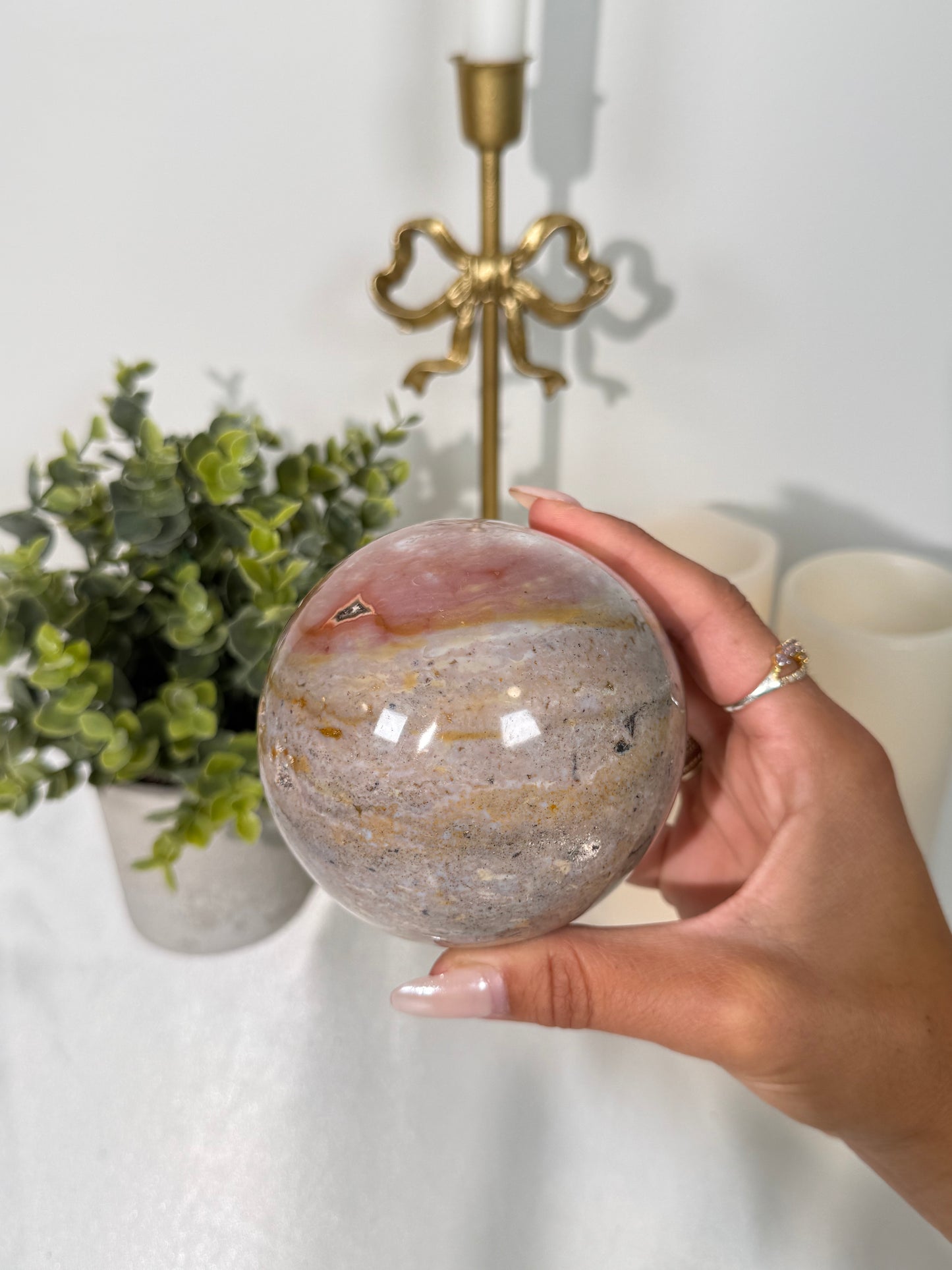Sea Jasper Sphere (84b)