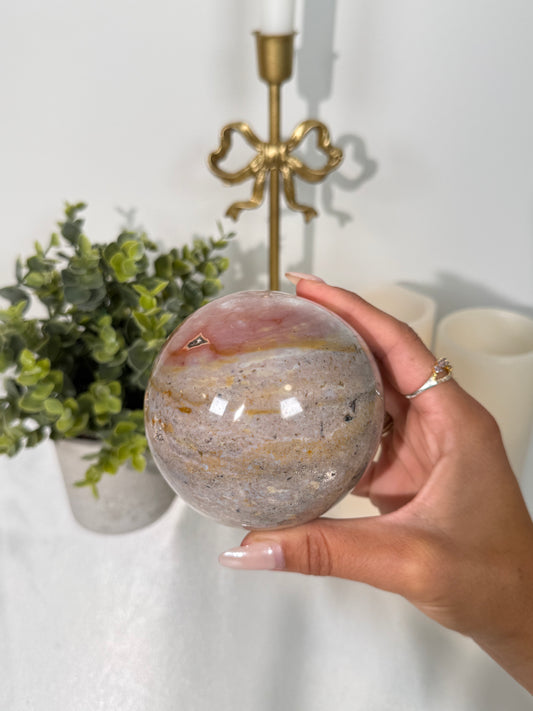 Sea Jasper Sphere (84b)