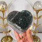 Rainbow Amethyst Heart (134)