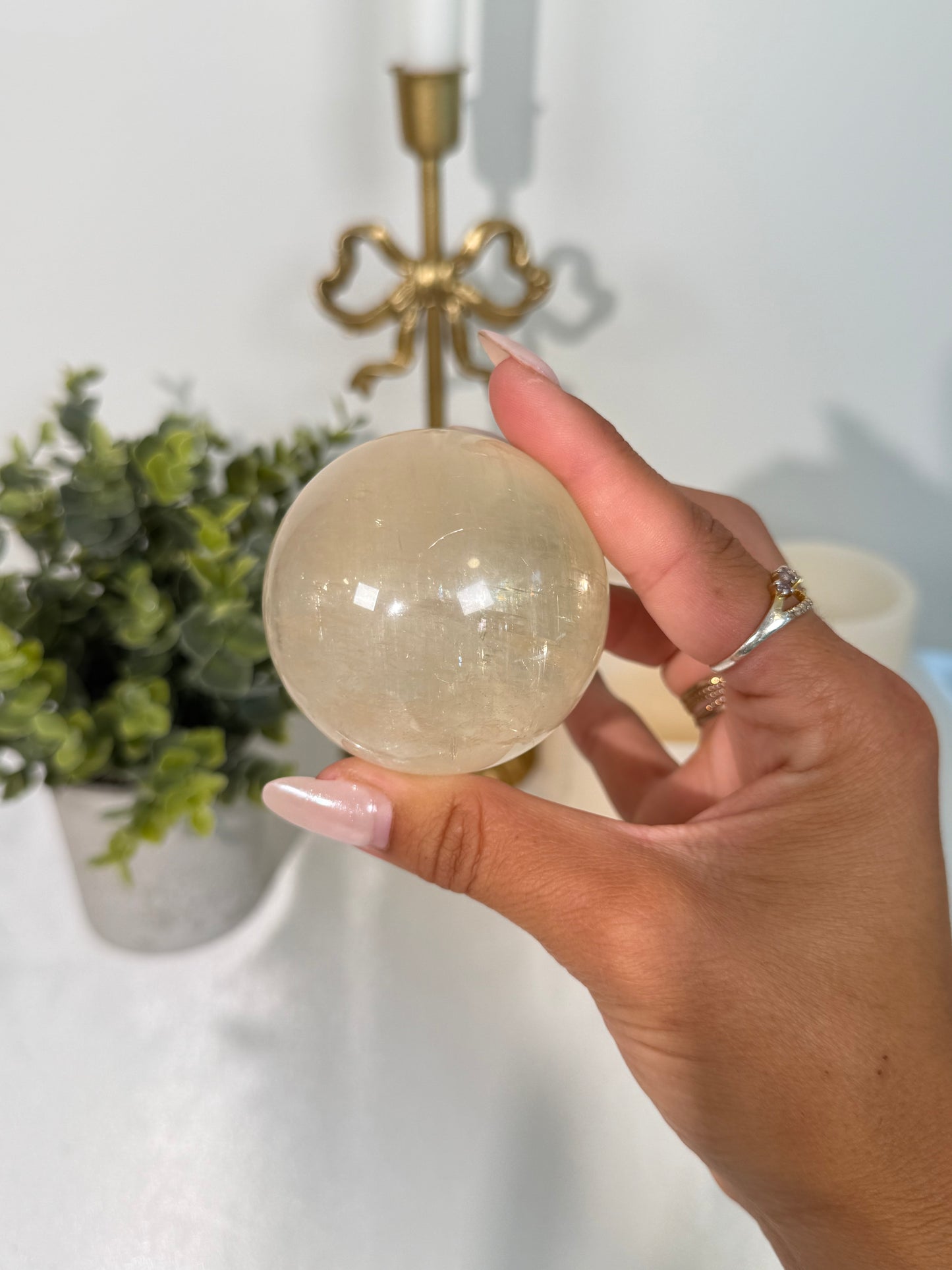 Optical Calcite Sphere (106a)