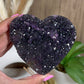 Rainbow Amethyst Heart (60s)