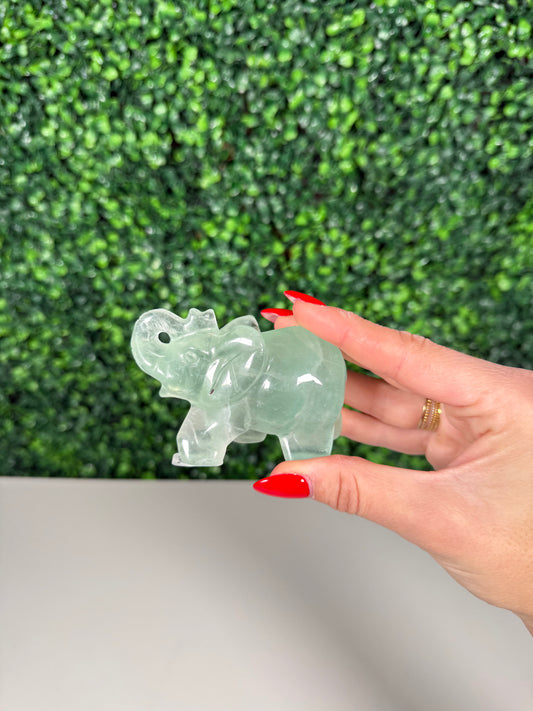 Fluorite Elephant (37d)