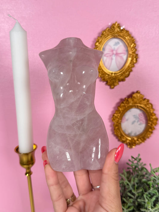 Rose Quartz Goddess Body (105r)