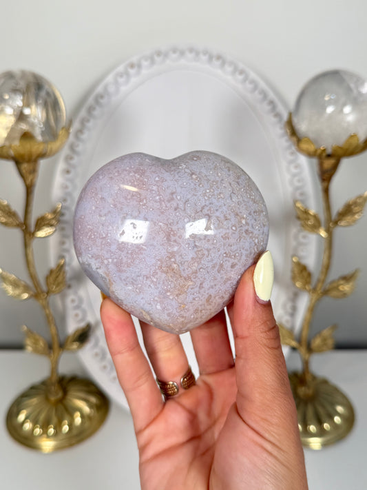 Sea Jasper Heart (36b)