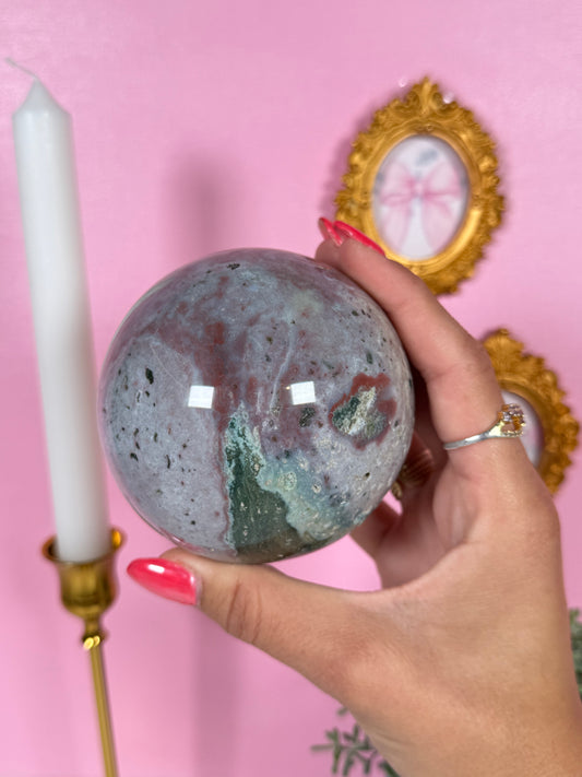 Sea Jasper Sphere (80f)