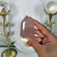 Mini Rose Quartz Tower (16f)