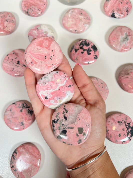 Peruvian Rhodonite Flat Stone