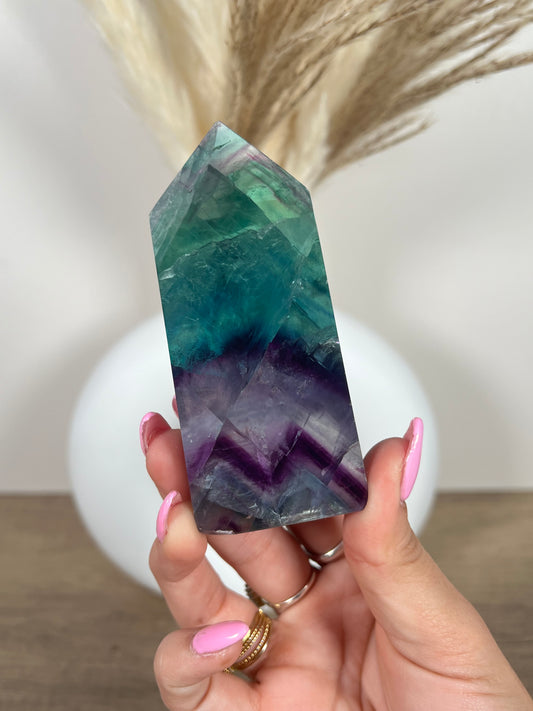 HQ Fluorite Tower (35* Chipped)