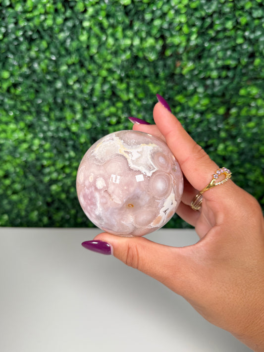 Flower Agate Sphere (94n)