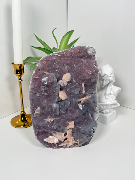 Pink Chalcedony Cutbase (444)