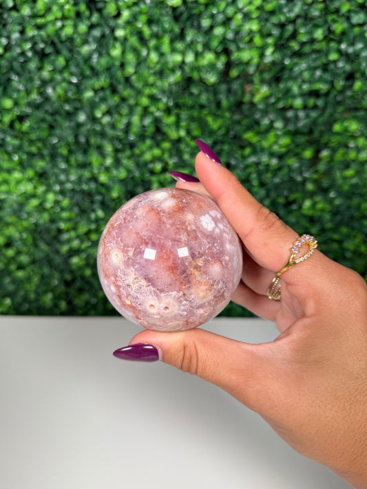 Flower Agate Sphere (82)
