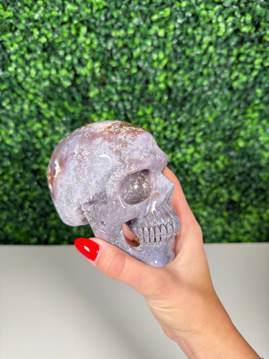 Sea Jasper Skull (105)