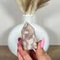 Pink Amethyst Flower Agate Tower (7e)