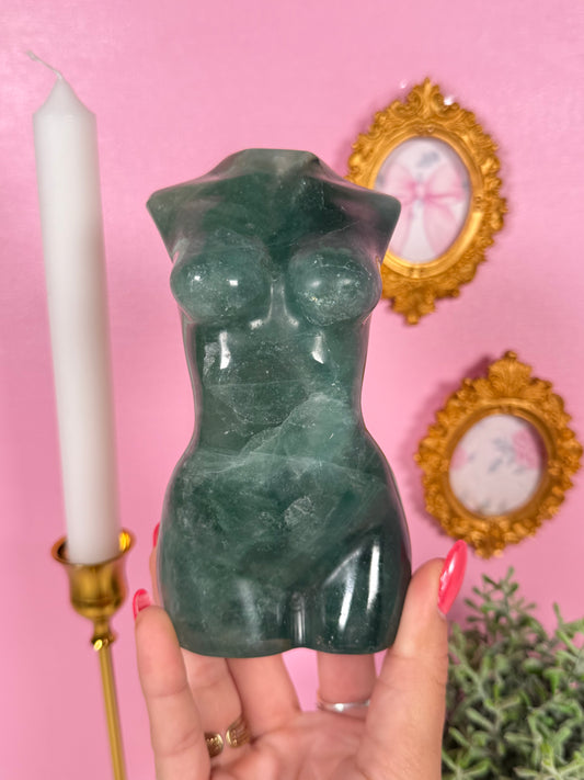 Fluorite Goddess Body (110r)