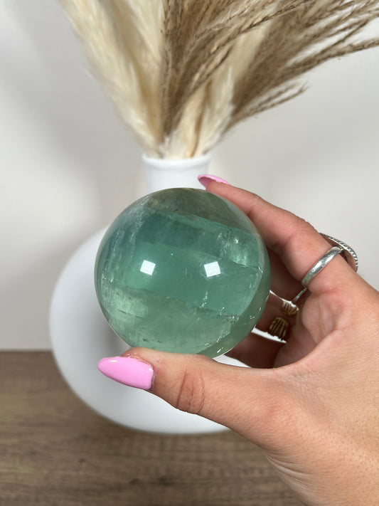 Green Fluorite Sphere (49)