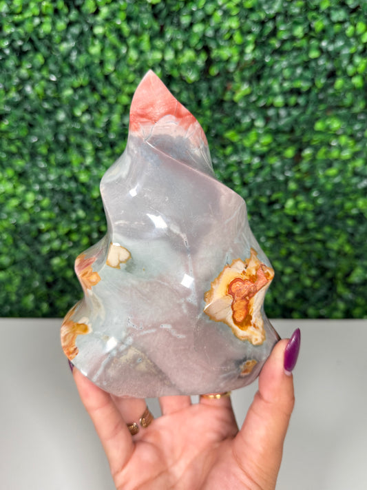 Polychrome Jasper Flame (109)