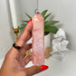 Carnelian x Flower Agate Tower (42n)