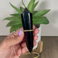 Imperfect Black Obsidian Vogel on a Stand (40j)