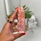 Carnelian x Flower Agate Tower (45j)