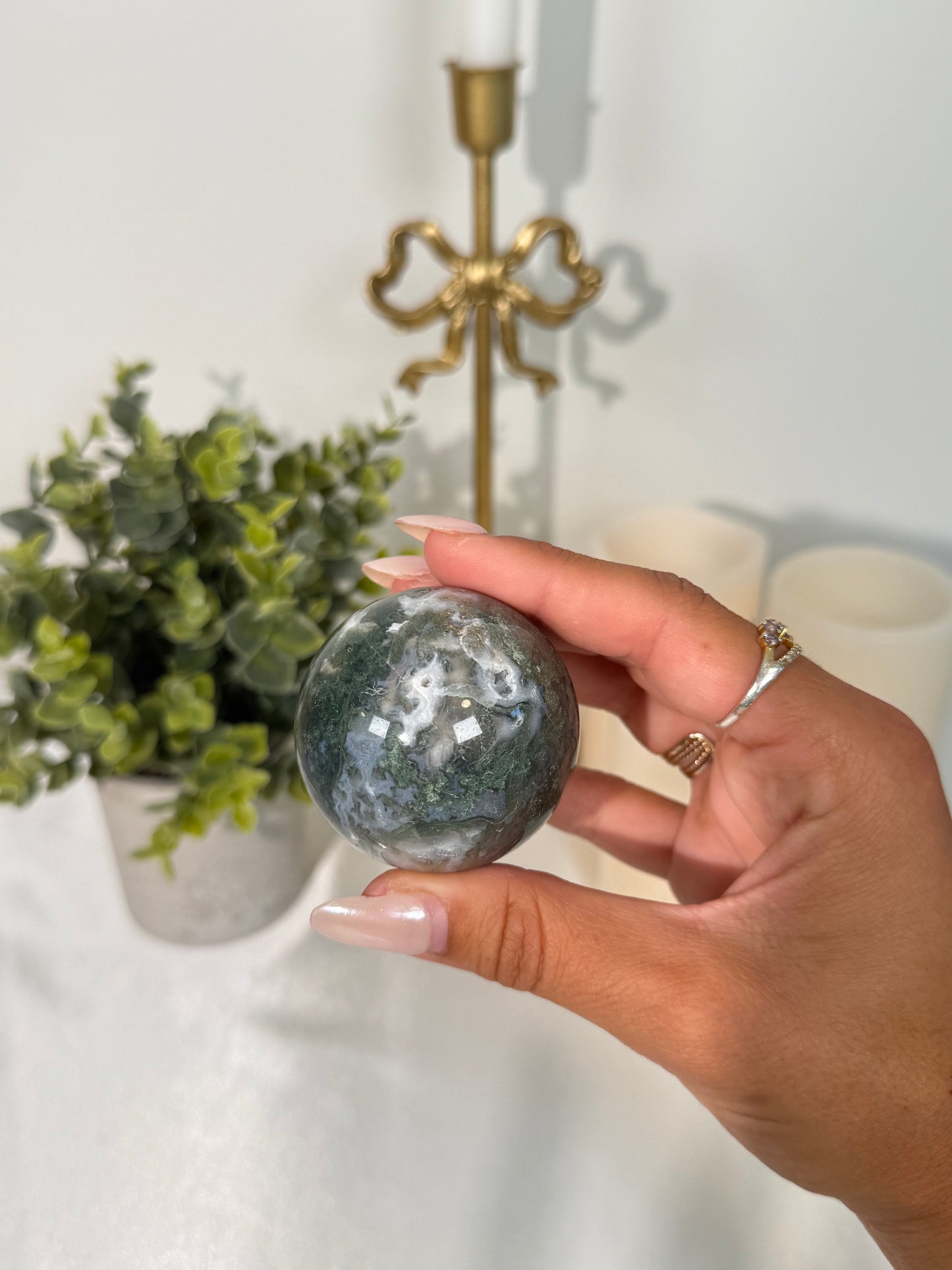 Moss Agate Sphere (11)