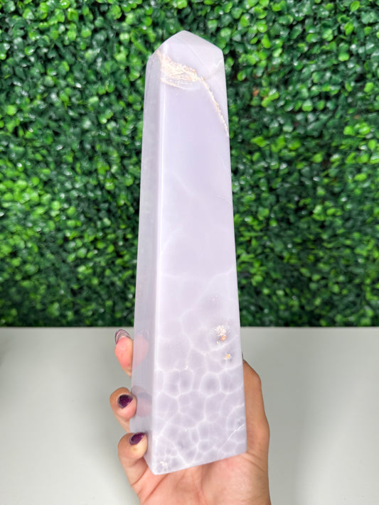 Lavender Fluorite Tower (175d)