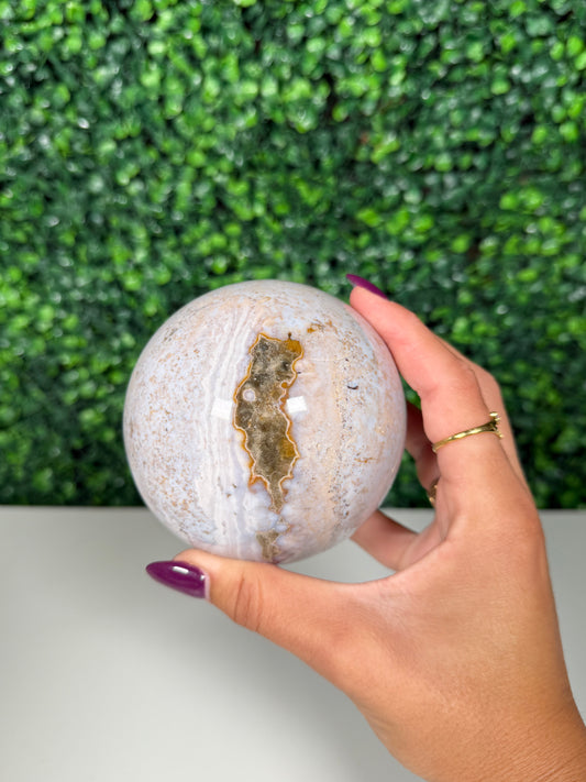 Sea Jasper Sphere (106)