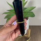 Imperfect Black Obsidian Vogel on a Stand (51a)